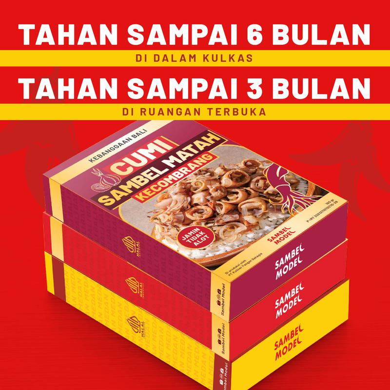 Sambel Model [KEMASAN BARU] - Paket Sambel  Lengkap [4 in 1] Sambel Sapi Balado + Paket Favorite Ci Michelle Sambal Lauk HALAL Tahan Lama 7