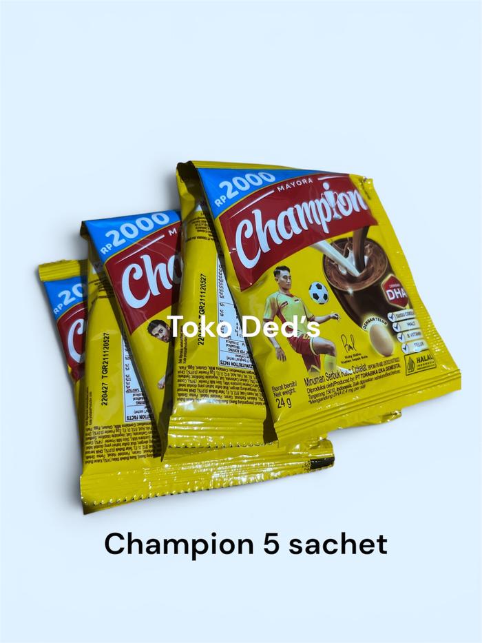 ENERGEN CHAMPION-susu bubuk instan isi 5sachet - mayora