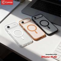 Gambar COPPER Slim PC Hardcase + Metal Ring Stand - Case Only - Kompatibel untuk iPhone 17 Air - Black, Case Only dari Copper Samarinda Official Kota Samarinda 1 Tokopedia