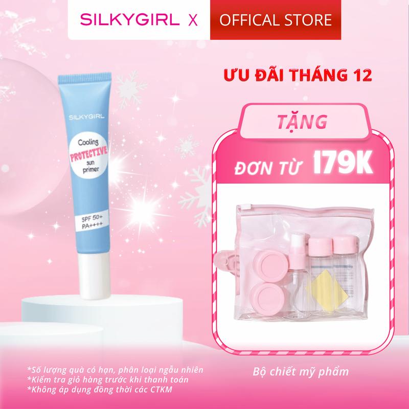  Kem lót chống nắng SILKYGIRL Cooling Protective Sun Primer 15ml - Trang Điểm 