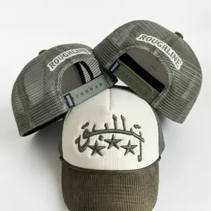 Gallery - ROUGHLINE- TOPI TRUCKER BASEBALL CORDUROY lidah pendek Talikur