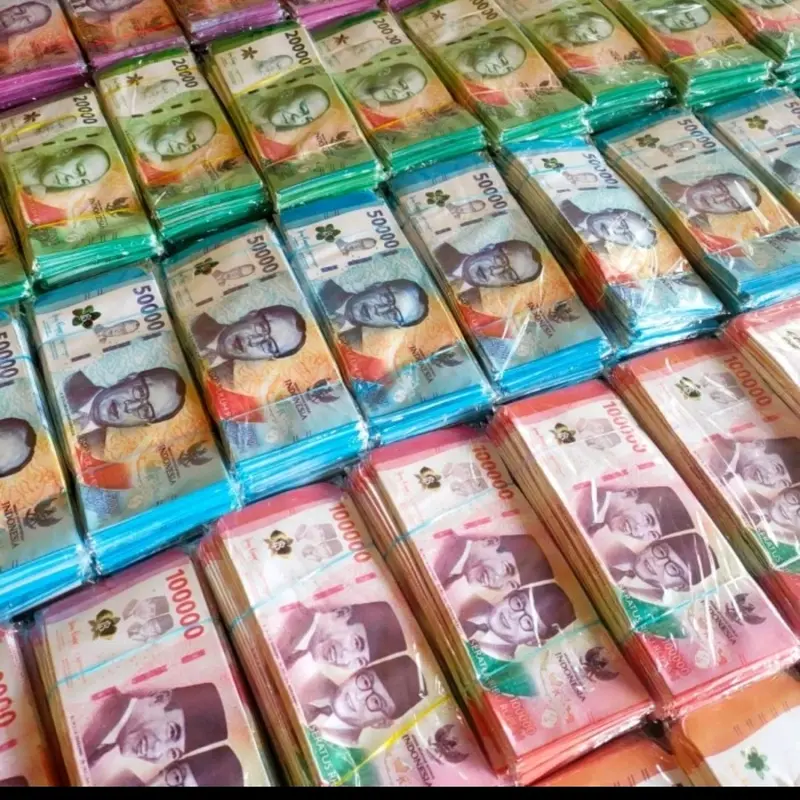 AMPLOP LEBARAN MOTIF UANG ATM UKURAN BESAR ANGPAO Isi 10pcs 1
