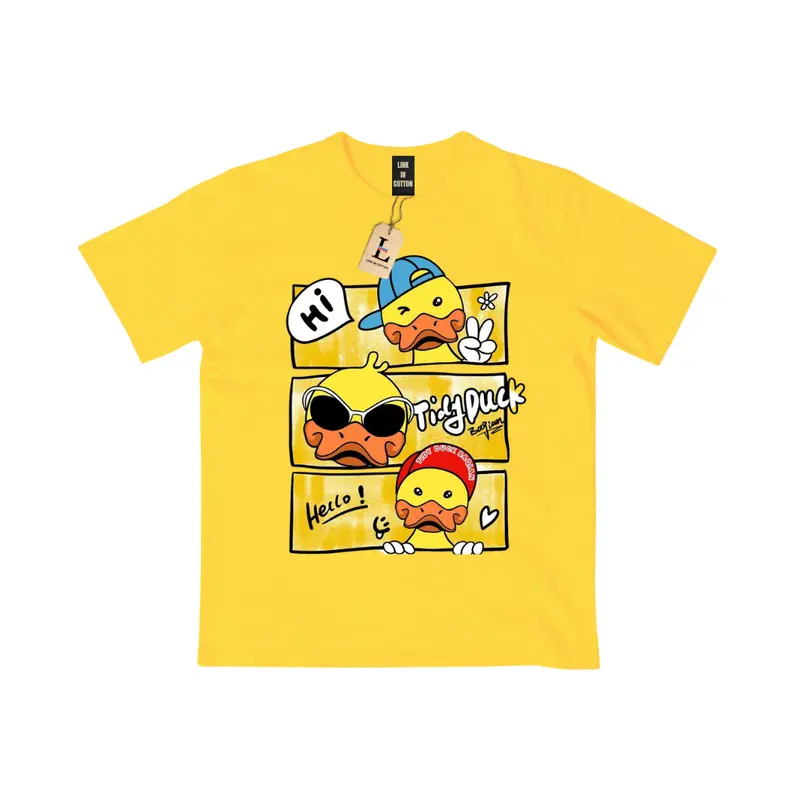 LINK IN COTTON - Tshirt Tidy Duck 100% Cotton Nyaman dan Tebal 4