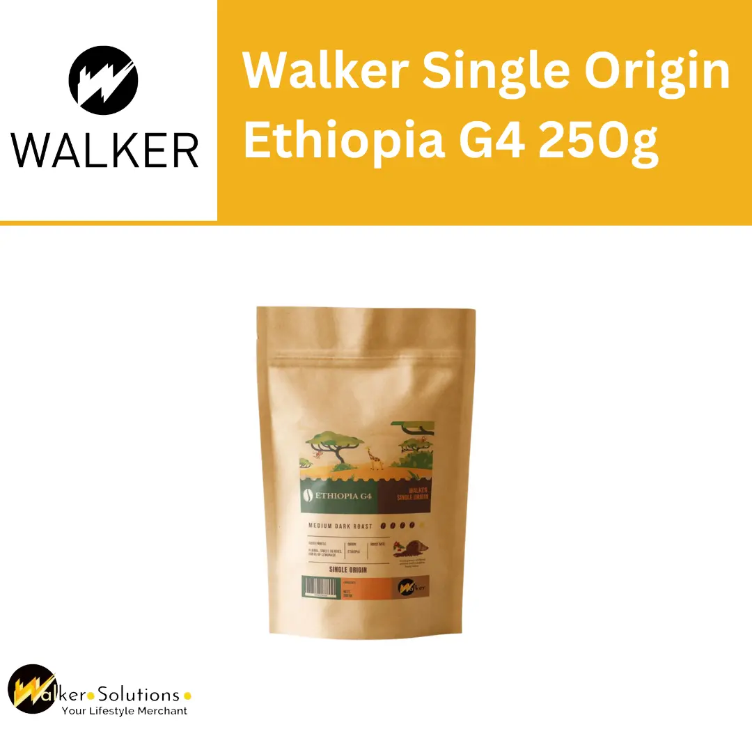 Walker Single Origin ETHIOPIA G4 Coffee Beans - 250g
