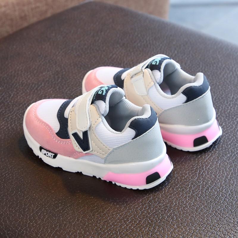 Product Introduction of 21-30 Size Kids Boys Girls Fashion Hook-Loop Casual Shoes Anti slip Soft Sneakers 65