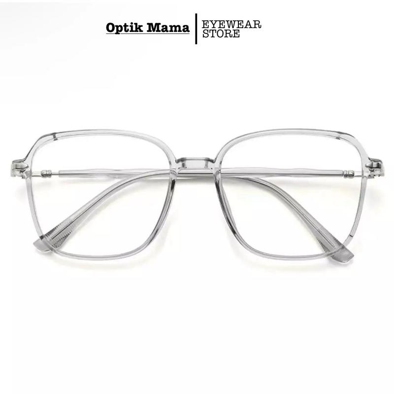 OPTIK MAMA - Kacamata Gaya Dan Mnus Wanita Terbaru + Lensa Blueray Bluecromic Photocromic Biru Frame Biru Frame Eyewear Glasses 2