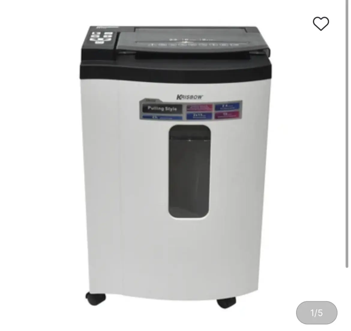 Krisbow Alat Penghancur Kertas Micro Cut S8106