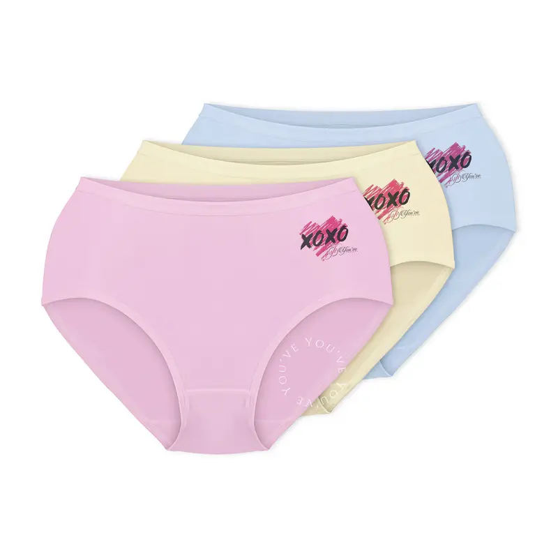 You’ve (YouHave) CD 12 PCS Seamless Celana Dalam Wanita CD Wanita Full Katun Panty 300071 1
