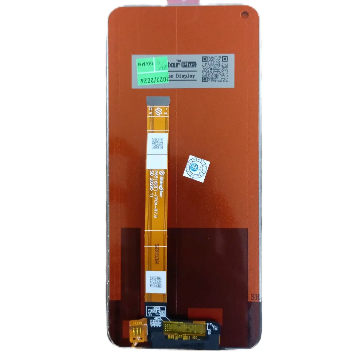 LCD TOUCHSCREEN OPP A53 A54 A55 A33 REALMEEE 7I C17 WARNA HITAM BONUS LEM 3ML Layar Lampu