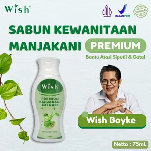 Sabun Khusus Kewanitaan Premium by Wish Boyke 75mL - Pembersih Kewanitaan Feminine Hygiene Perawatan Gatal Keputihan