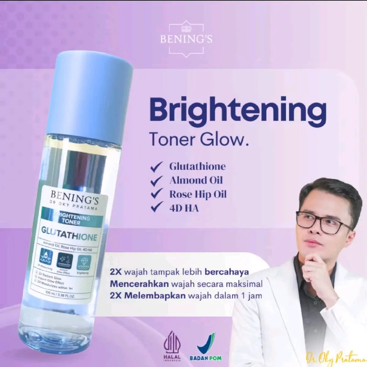 BENINGS SKINCARE BRIGHTENING TONER  ORIGINAL