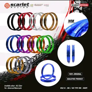 Scarlet Racing Velg Ring 17 140 160 Aluminium Alloy Hole 36 Berkualitas Tinggi