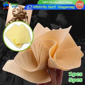 Kulit Imitasi Silikon 5pcs Kulit Latihan Sulam Kulit Sintetis Untuk Belajar Tato Alat Sulam Alis