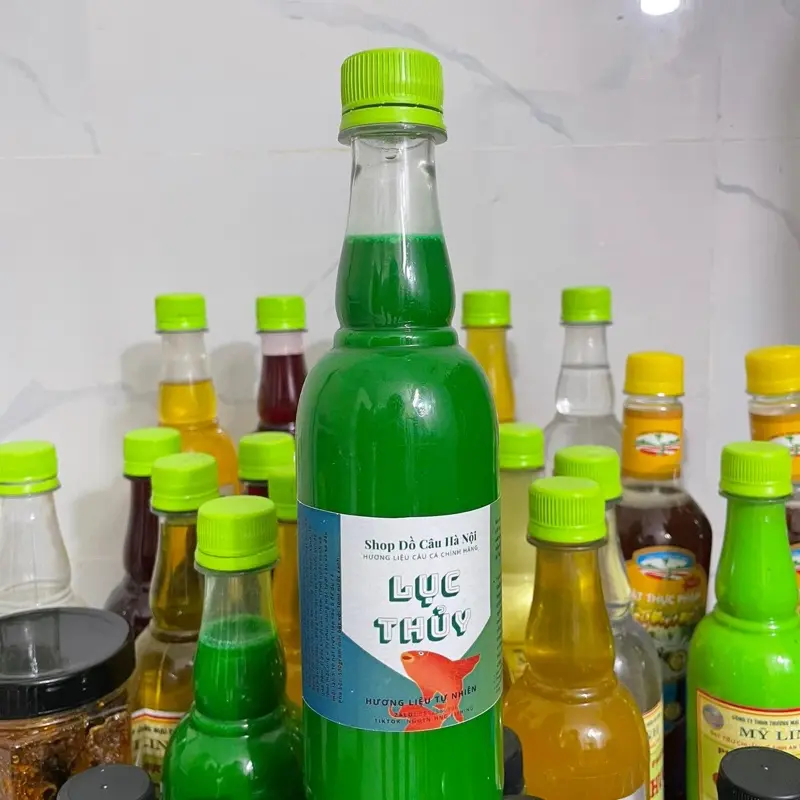 Nước xanh Lục Thuỷ ngâm ngô - câu trắm cỏ, chép. Chai 220ml ml - 500 ml Đi Câu Bắt Cá Fishing Câu Cá Fish mồi _ trắm bạch thuỷ _ B52 0