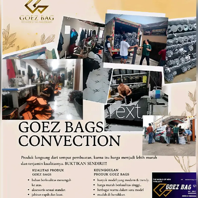 Tas murah Berkualitas GOEZ BAG- Handbag Pria GARDEN Exclusive Sling Bag ,Tas slempang Waterproof  Waistbag Clutch Bag Anti Air Anti Bara Api Tas cowok weatherproof Minimalist 7