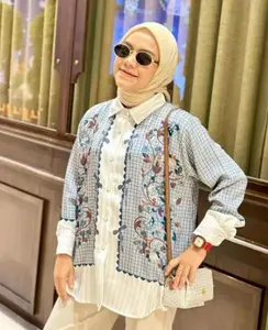 Ameela.kl - Kemeja Print Chesa – Bahan Silk Super Premium Lembut & Nyaman x ABIRA