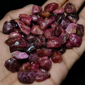 batu rubi daging asli natural tanpa treatment / bahan batu ruby / bongkahan batu ruby madagaskar / ruby daging afrika