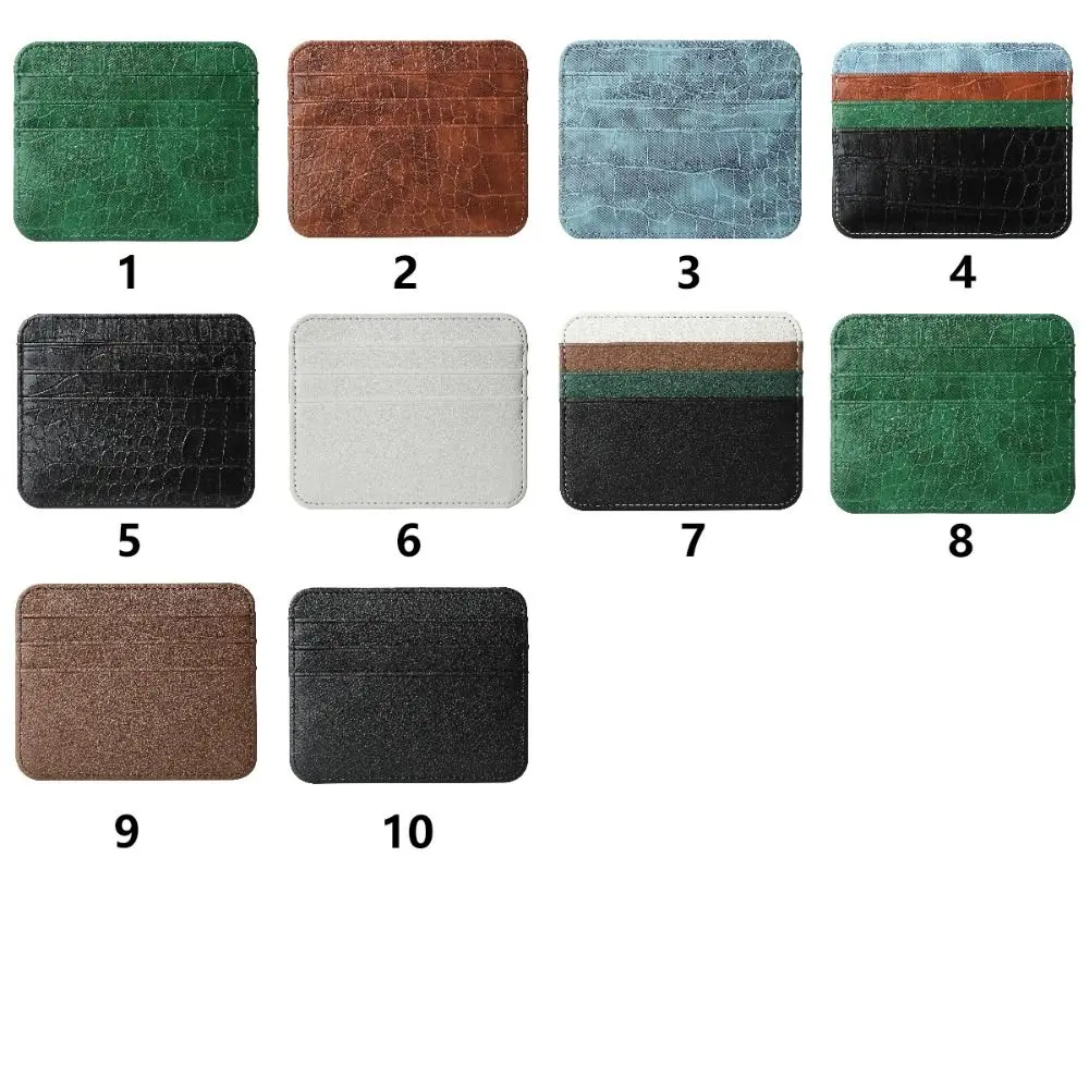 Organizer Double-sided Card Holder Ultra-thin PU Leather Credit Card Sleeve  Coin Pouch Wallet Card Protector Card Storage - TikTok Shop Philippines