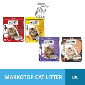 MARKOTOP CAT LITTER 10L - MARKOTOP PASIR KUCING 10 LITER