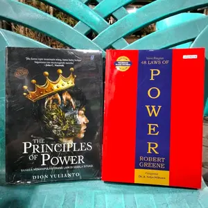 PAKET 2 BUKU / 48 LAWS OF POWER / THE PRINCIPLES OF POWER
