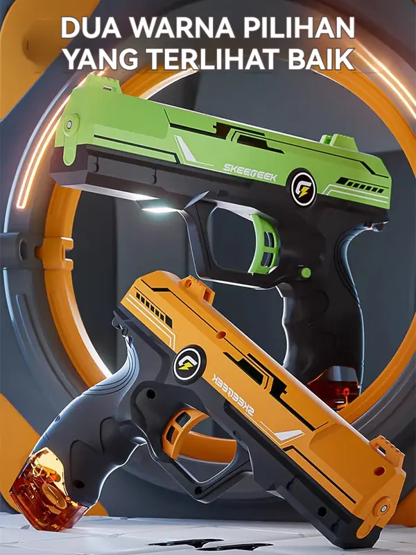 【COD】COOLFOX TOYS Mainan Penyiram Listrik Terus Menerus Anak-anak Glock Water Sepenuhnya Otomatis 0