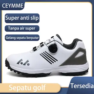 【CEYMME】#G01 40-47 Sepatu Golf Pria Ringan Baru, Sepatu Tahan Air dan Anti-selip, Sepatu Golf Bersirkulasi, Sepatu Kasual Ringan, Sepatu Kerja Kantor Olahraga