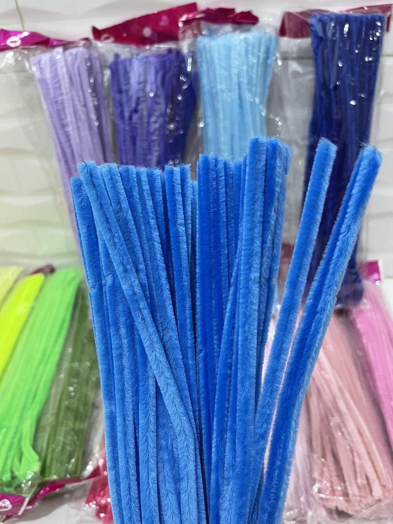 Product Introduction of BULU MERCY KAWAT BULU BUNGA warna warni 1pack isi 100 pcs Kerajinan art n craft panjang 30cm 12