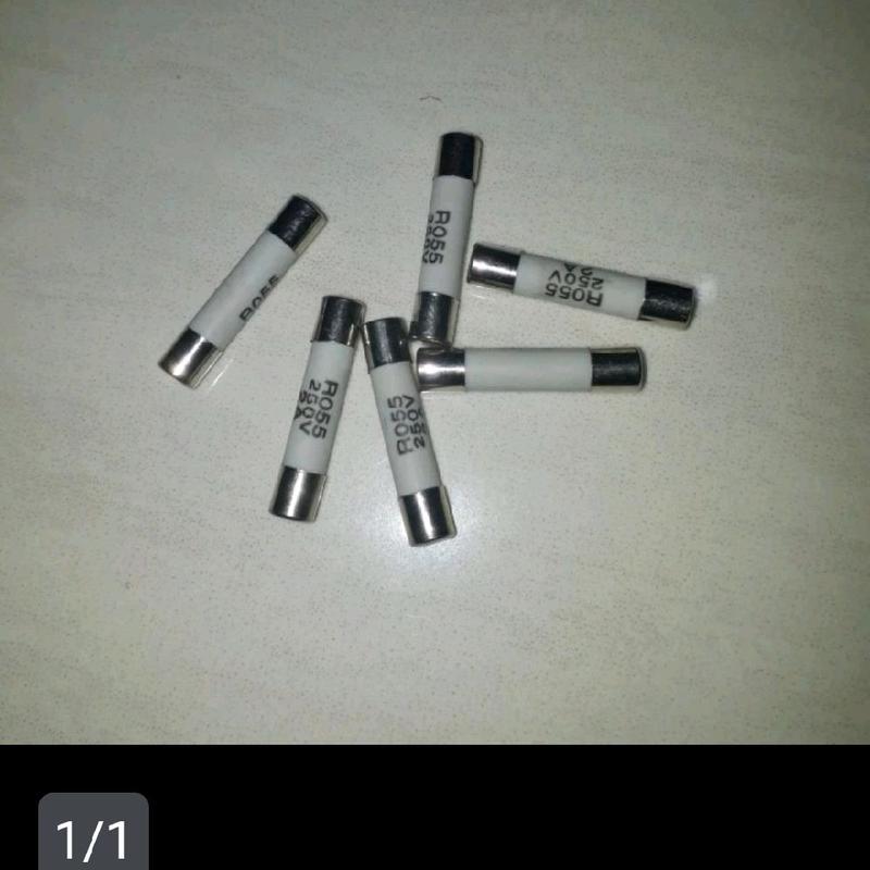 10Pcs Fuse RO55 SIZE 5 X 25mm Fuse Keramik - Shop | Tokopedia
