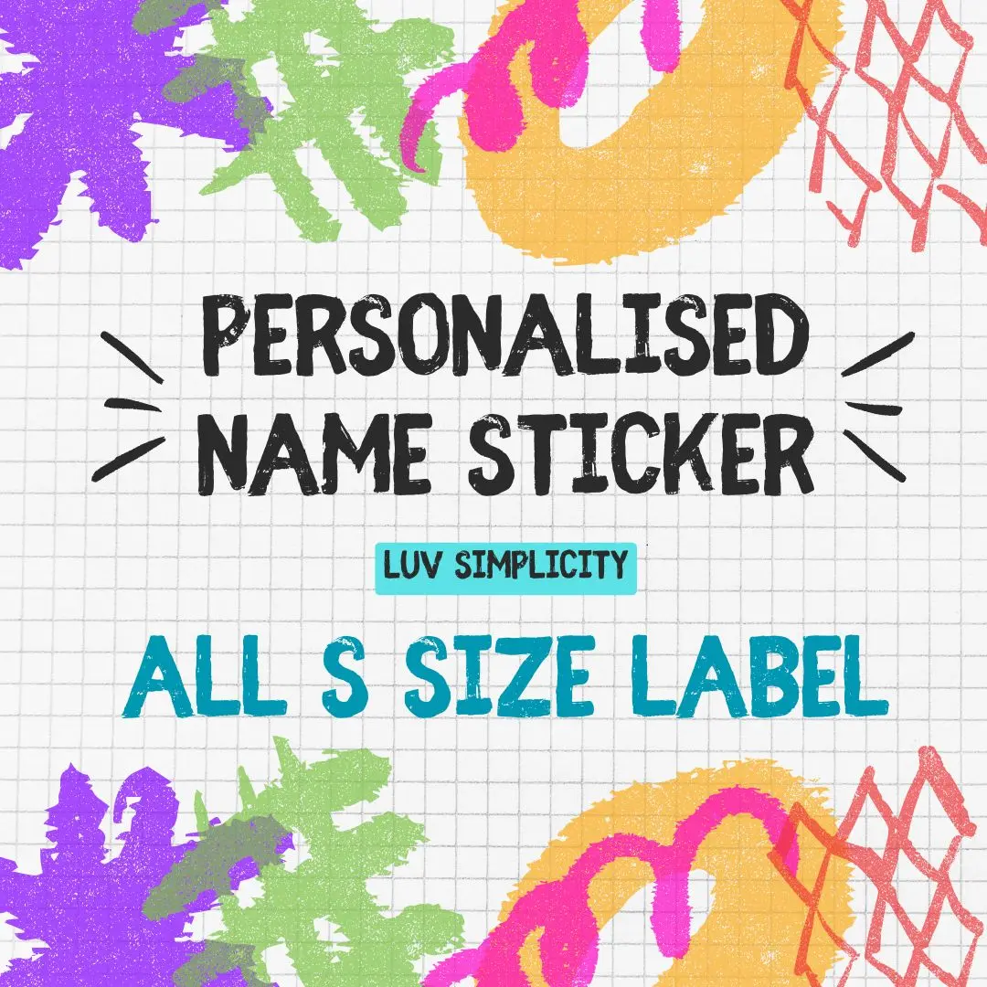 Personalised Name Sticker Label Waterproof /Children Stickers /Childrens Day/Teachers Day/Christmas Gift/Birthdays Gift/ ALL S SIZE