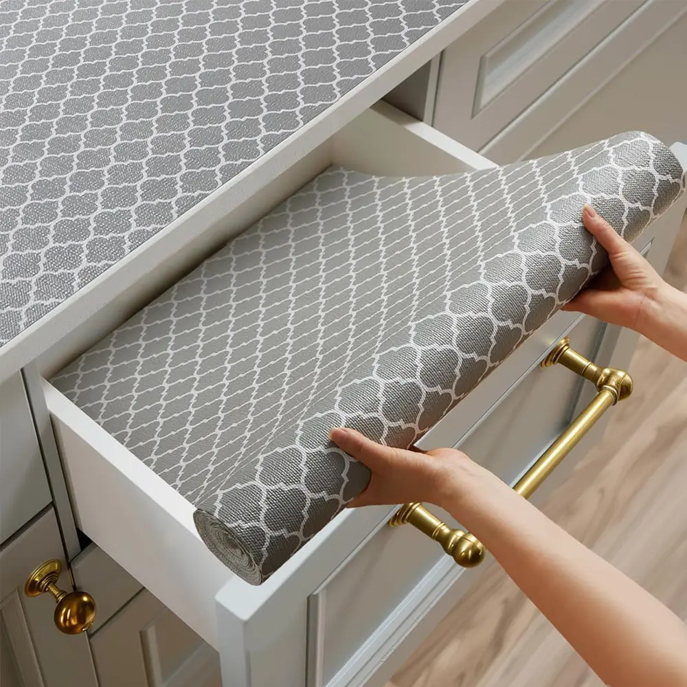 Thicken PEVA Waterproof Mat Kitchen Fridge Anti-Moisture Liners Drawer Cabinet Closet Pad Paper