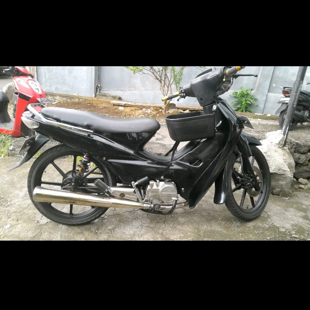Keranjang Sayur Honda Supra X Lama / Supra Fit Lama Set Bracket dan Baut - Accessories Motor Sepeda Motorcycle