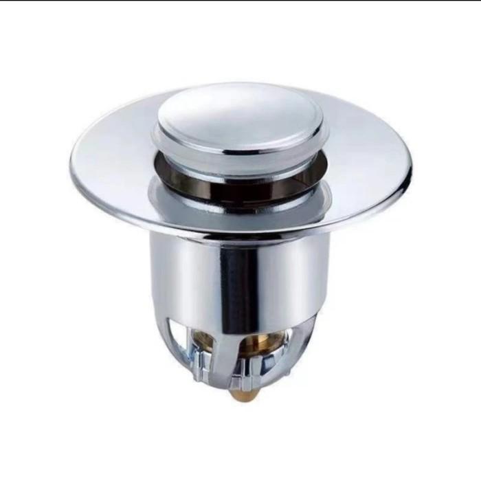 W✓6Q Tutup Lubang Washtafel Bak Cuci Tangan Piring Filter Sink Saringan S/S H✔J8 3