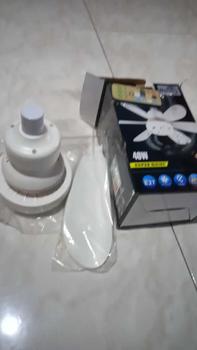 Product Review of COD Garansi 3 tahun Lampu Kipas LED Remote Control E27 Lampu Kipas Langit-langit Dapur Kamar Tidur Kantor Rumah Dapat Diredupkan Lampu Langit-langit Dapur Kantor lampu kipas angin remote from r** 1