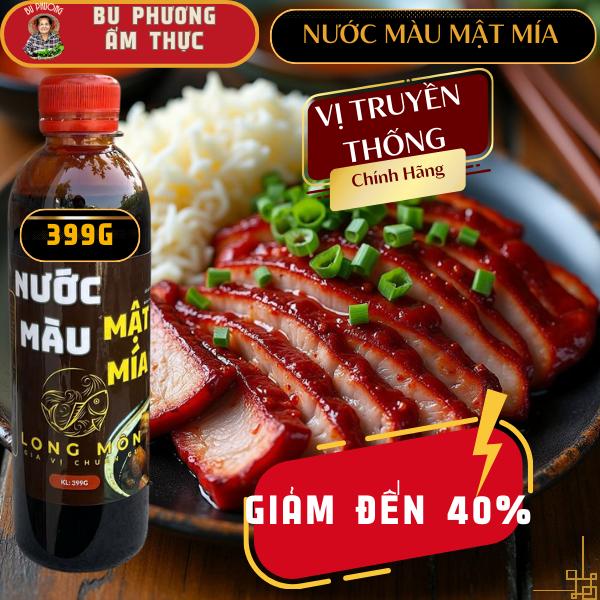 Nước Màu Mật Mía Chai 399G Thương Hiệu Bu Phương - Gia Vị Tạo Màu Tự Nhiên Cho Thực Phẩm