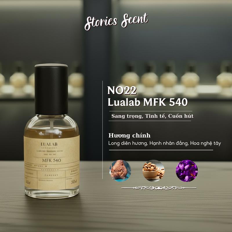 Nước hoa Unisex Lualab MFK 540 dung tích 30ml phong cách Sang trọng Tinh tế Cuốn hút NO22