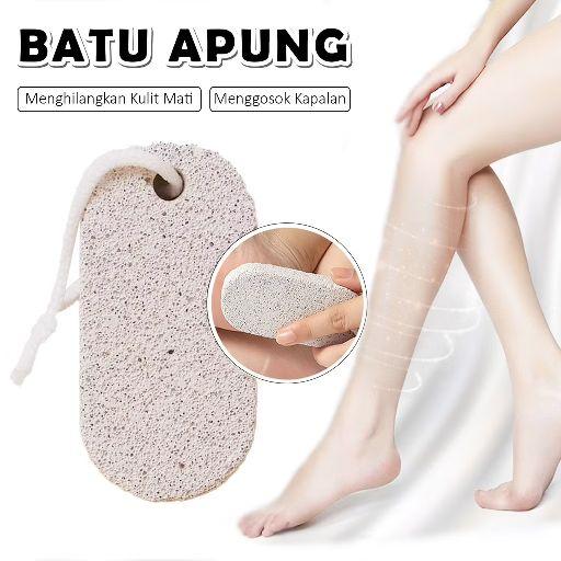 Batu Apung Alami Batu Gosok kaki Foot Scrub Natural Pumice Stone Penghilang Daki Kulit Mati Tumit