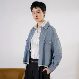 This Is April Katanna Top Jaket Denim Wanita Lengan Panjang Street Style Edgy Denim (RESTOCK)