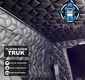 PLAFON KABIN UNIVERSAL MOBIL TRUK FUSO HINO 500 LOHAN TRONTON DLL MOTIF GEOMETRIS