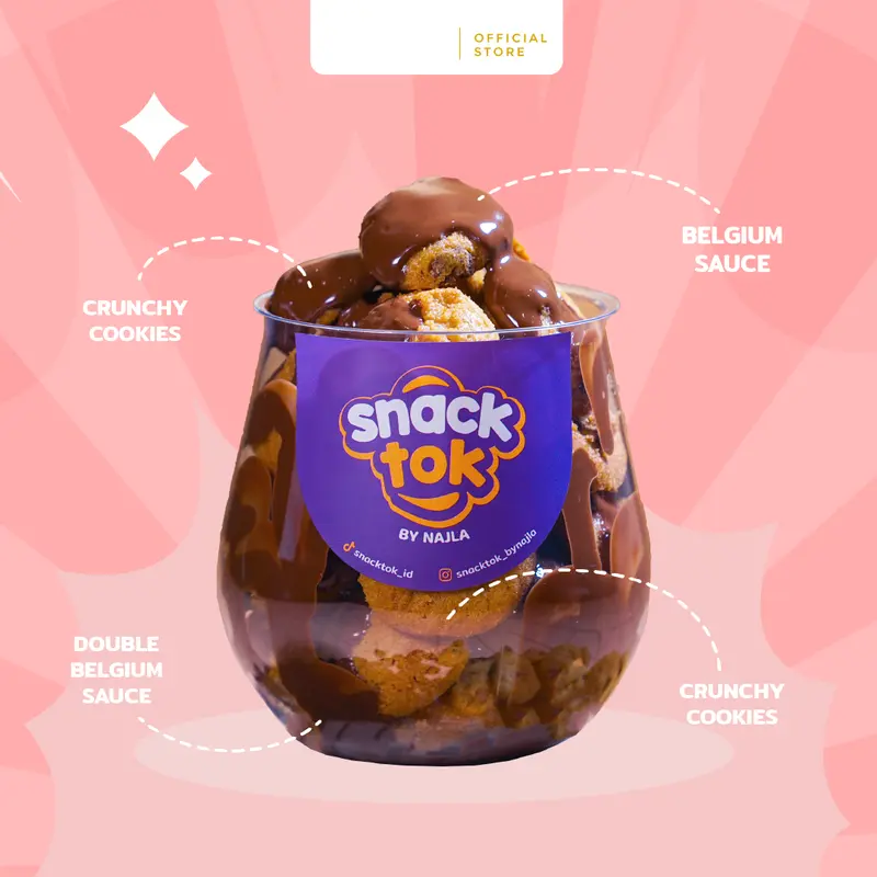 2 Snacktok Full Cookies ( Belgium + Baby Joy ) [ Best Price ] 2