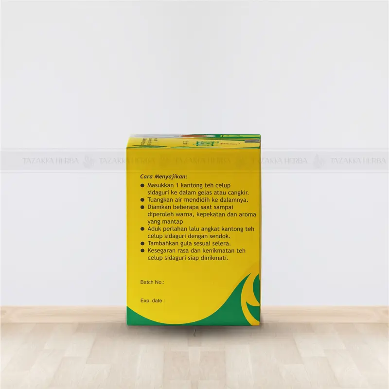 Tazakka Daun Sidaguri Kering Teh Asam Urat Dan Kolesterol Tinggi Isi 20 Kantung Celup Herbal Tea Bag Minuman Air Jahe Greentea 5
