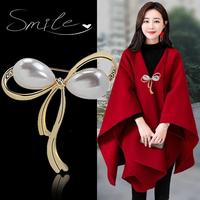 Gambar LULA ROSE bros pita mutiara, elegan & classy, cocok untuk dress dan coat - XZ04 dari Lula Rose Store Kab. Tangerang 5 Tokopedia