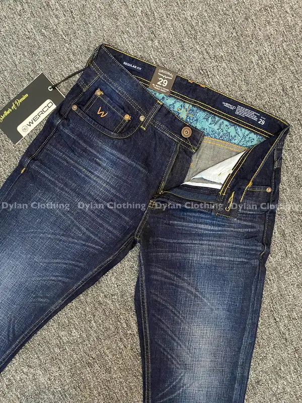 Celana Werco Denim | Brand Lokal Original Berkualitas | Celana Jeans Panjang Pria | Cuttingan Regulerfit | Motif Cakar 4
