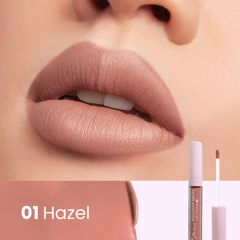 GIETIN Exclusive Matte Lip Cream  Waterproof Longlasting [NEW PACKAGING] GT03 3