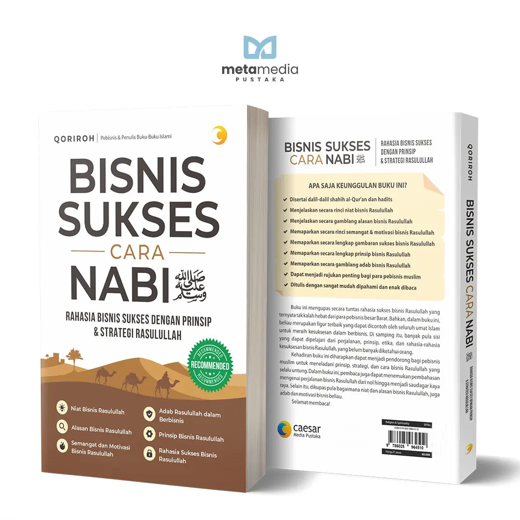 Metamedia Pustaka Bisnis Sukses Cara Nabi - Rahasia Bisnis Sukses Dengan Prinsip & Strategi Rasulullah