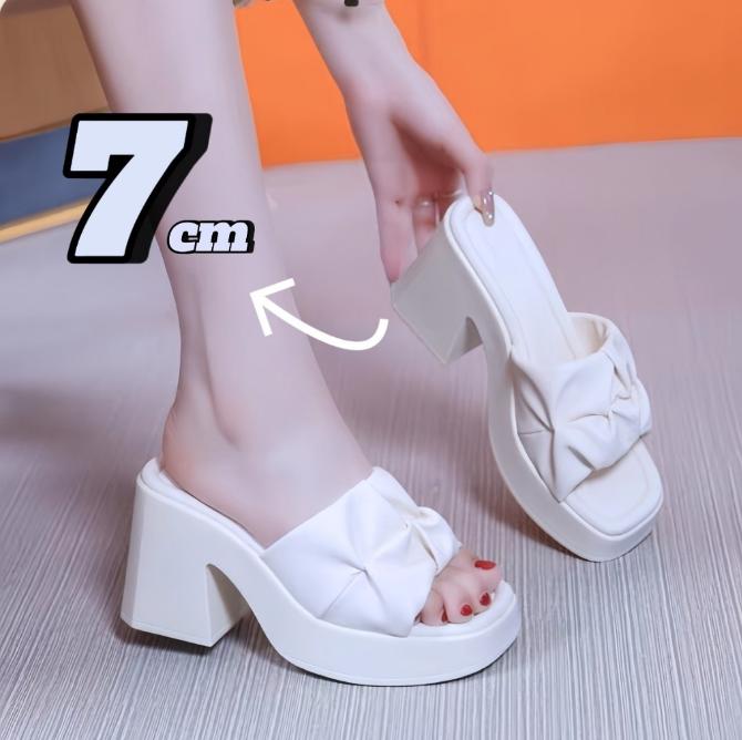 Giày Cao Gót Nữ Sang Trọng Giày Sandal Đế Dày Giày Cao Gót Dép Cao Gót Nữ Đế Dày 7 Cm Shoes DéP