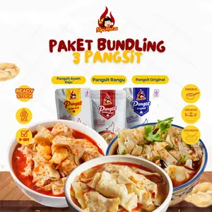 Paket Bundling (Pangsit Rangu, Pangsit Keju, Pangsit Ori) Nyai Mercon Makanan Instan