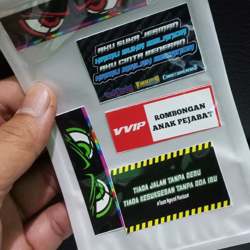 Stiker banner miniatur bus, stiker banner replika bis, banner trip Paper 3