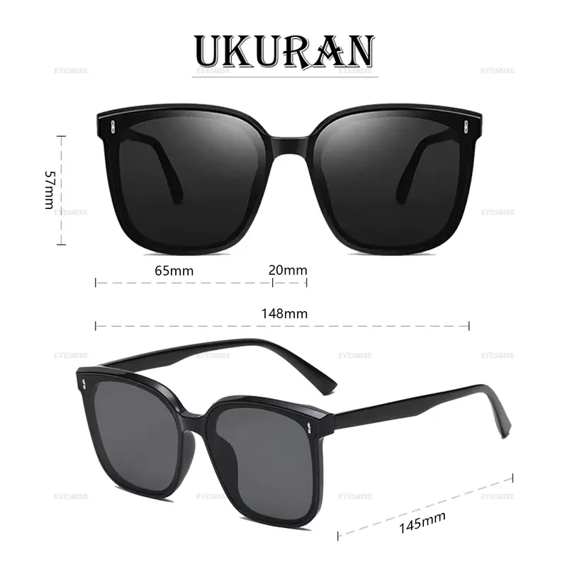 Eyeshine - Kacamata Hitam Lensa Anti Sinar UV400 Sunglasses New Trendy Fashion 6