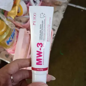 [Travel Size 20g] METOO MW-3 Advanced Whitening Tooth Paste 20g- pemutih gigi / Bebas Sensitif / Bebas Karang Gigi / Pasta Gigi Probiotik / Karang Gigi / Gusi Sensitif / Membersihkan Noda Gigi