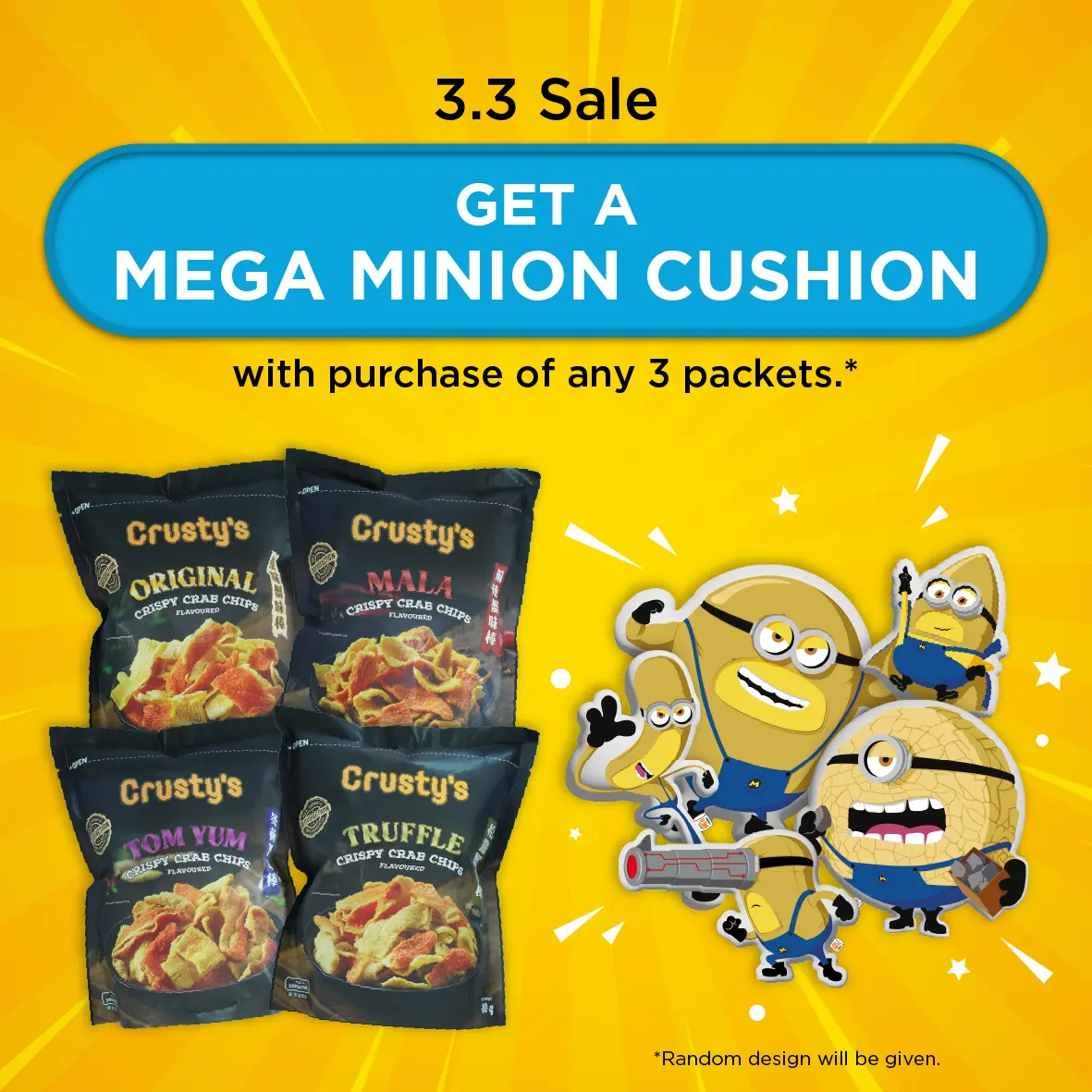 Crusty's Promo - 3 for $15.99 (CC)